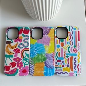 3 Casely BOLD Crayola iPhone 12 Pro Max Cases *BRAND NEW* AMAZING Quality